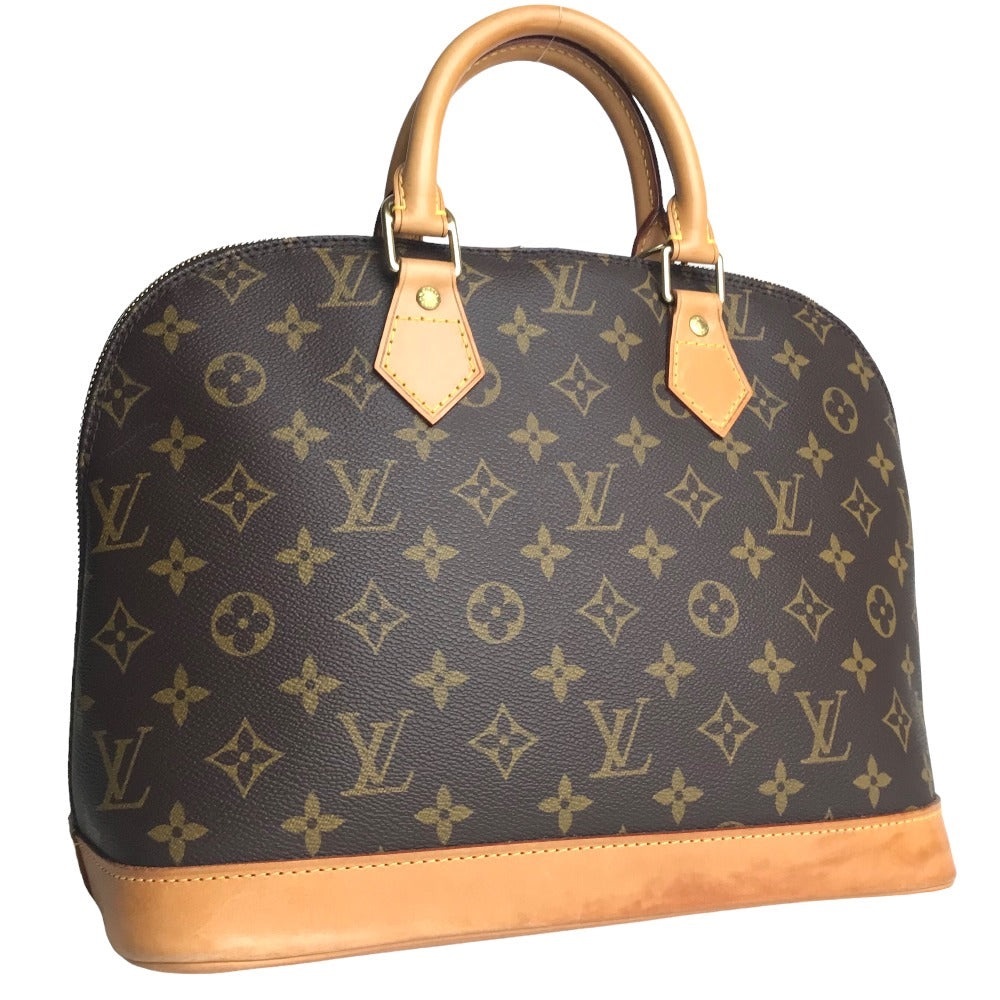 LOUIS VUITTON M51130 Monogram canvas Alma PM Handbag Women gently Used